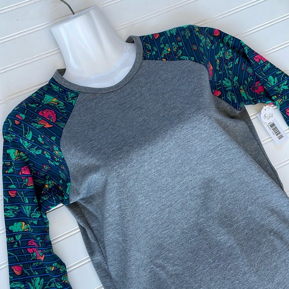 LLR Floral Printed Randy Top-1026 - Picture 8 of 11